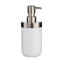 Dispensador de Jabón Berilo Blanco Plateado Plástico 350 ml 8 x 17 x 9 cm 9 x 17 x 8 cm (6 Unidades)