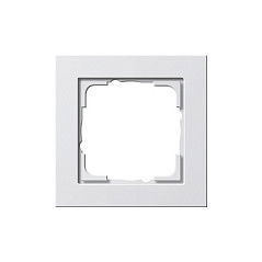 GIRA E2 Marco 1 elemento blanco mate