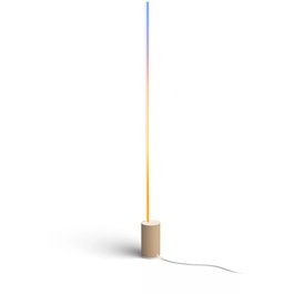 Philips 929003479701 Hue White and Color Ambiance Gradient Signe - Lámpara de Pie LED Inteligente Bluetooth/Zigbee, 2550 lm, Madera Roble, Multi Color IP20