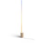 Philips 929003479701 Hue White and Color Ambiance Gradient Signe - Lámpara de Pie LED Inteligente Bluetooth/Zigbee, 2550 lm, Madera Roble, Multi Color IP20
