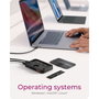ICY BOX IB-DK4071M-CU31 Multi Dockingstation Negro