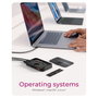 ICY BOX IB-DK4071M-CU31 Multi Docking Station SSD M.2 USB 3.2 Gen 2 Type-C Negro