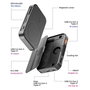 ICY BOX IB-DK4071M-CU31 Multi Docking Station SSD M.2 USB 3.2 Gen 2 Type-C Negro