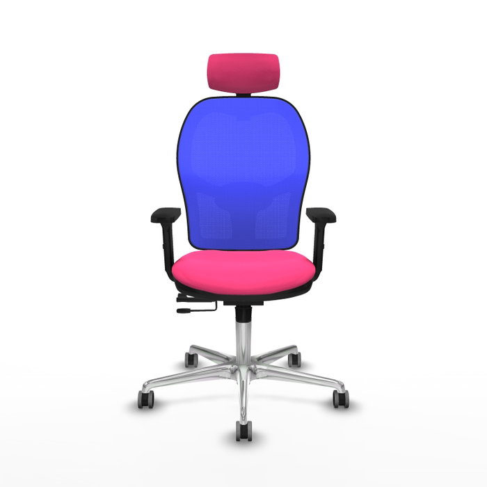 PIQUERAS Y CRESPO Silla de oficina Jorquera Rosa y Azul PIQUERAS Y CRESPO Silla de oficina Jorquera Rosa y Azul