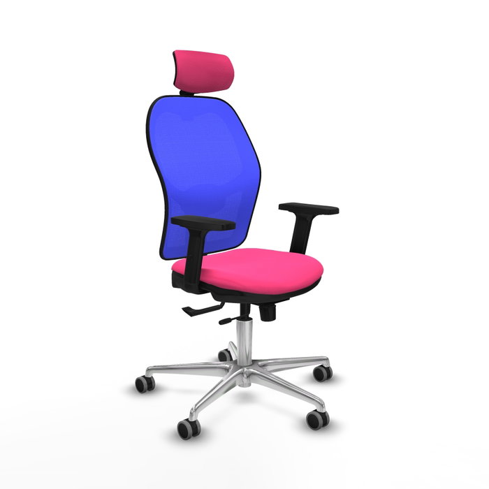 PIQUERAS Y CRESPO Silla de oficina Jorquera Rosa y Azul PIQUERAS Y CRESPO Silla de oficina Jorquera Rosa y Azul