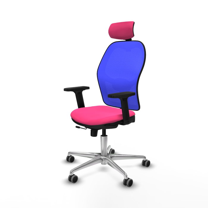 PIQUERAS Y CRESPO Silla de oficina Jorquera Rosa y Azul PIQUERAS Y CRESPO Silla de oficina Jorquera Rosa y Azul