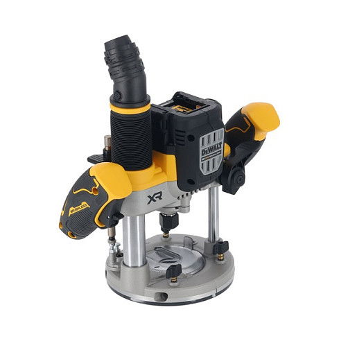 DeWALT DCW620NT-XJ Fresadora/Tupí Inalámbrica 18V, Sin Escobillas, Base de Superficie, 23000 RPM, Ajustable