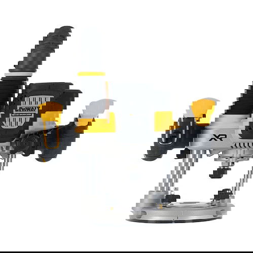 DeWALT DCW620NT-XJ Fresadora/Tupí Inalámbrica 18V, Sin Escobillas, Base de Superficie, 23000 RPM, Ajustable