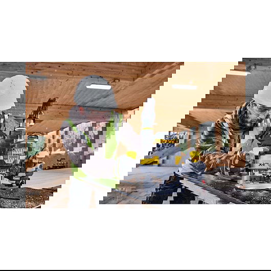 DeWALT DCW620NT-XJ Fresadora/Tupí Inalámbrica 18V, Sin Escobillas, Base de Superficie, 23000 RPM, Ajustable