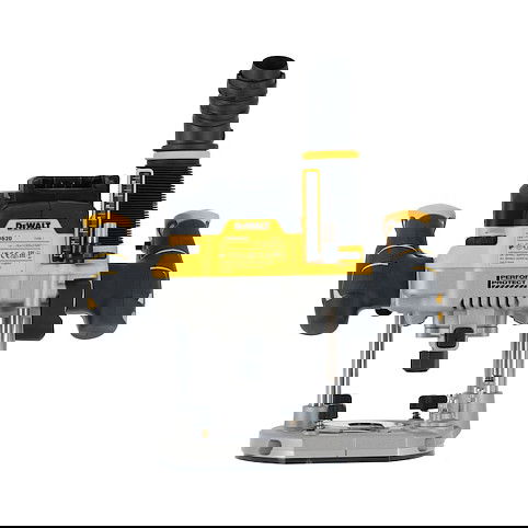 DeWALT DCW620NT-XJ Fresadora/Tupí Inalámbrica 18V, Sin Escobillas, Base de Superficie, 23000 RPM, Ajustable