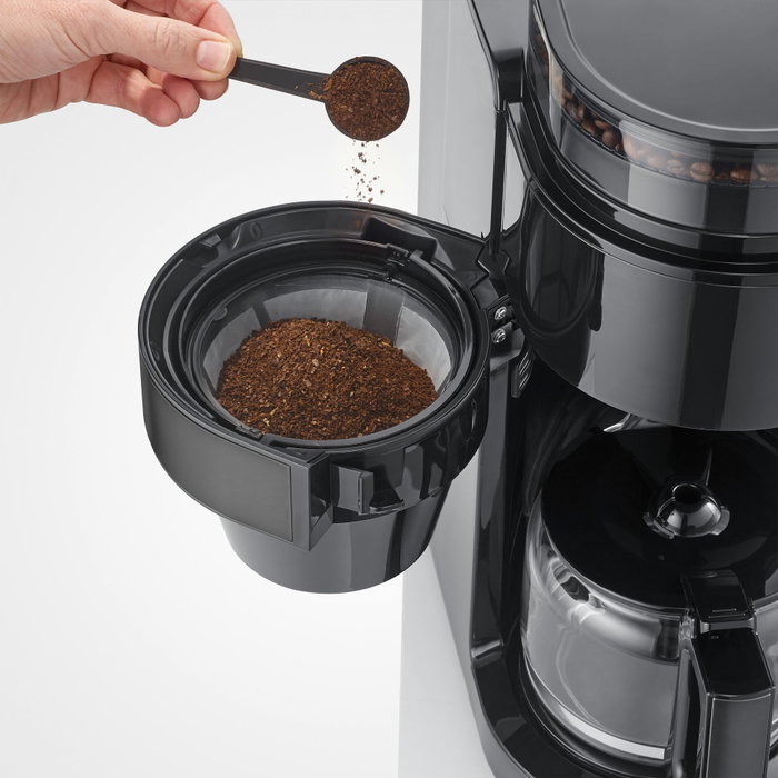Severin KA 4830 Cafetera de goteo con molinillo y jarra de cristal Severin KA 4830 Cafetera de goteo con molinillo y jarra de cristal