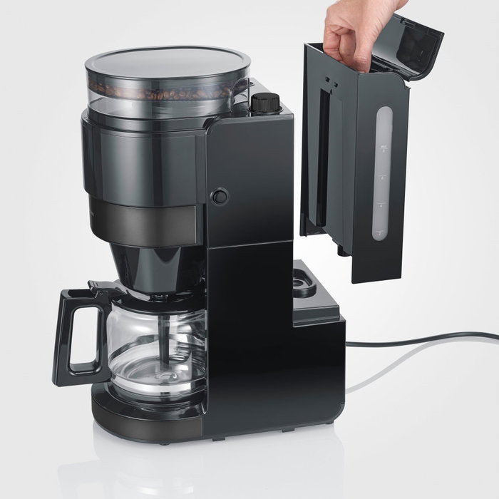 Severin KA 4830 Cafetera de goteo con molinillo y jarra de cristal Severin KA 4830 Cafetera de goteo con molinillo y jarra de cristal