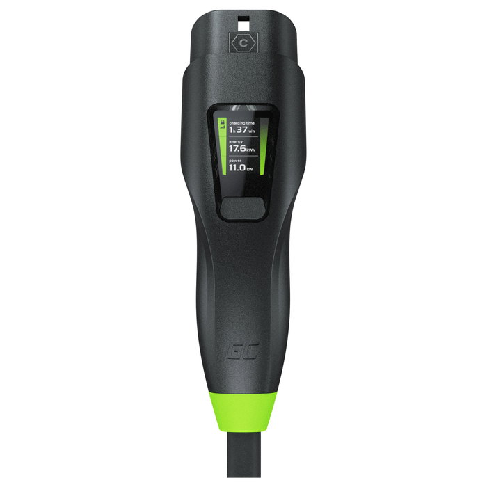Green Cell Habu EV-Ladestation 7m 2-in-1 11kw Black Cargador para Vehículos Eléctricos Green Cell Habu EV-Ladestation 7m 2-in-1 11kw Black Cargador para Vehículos Eléctricos