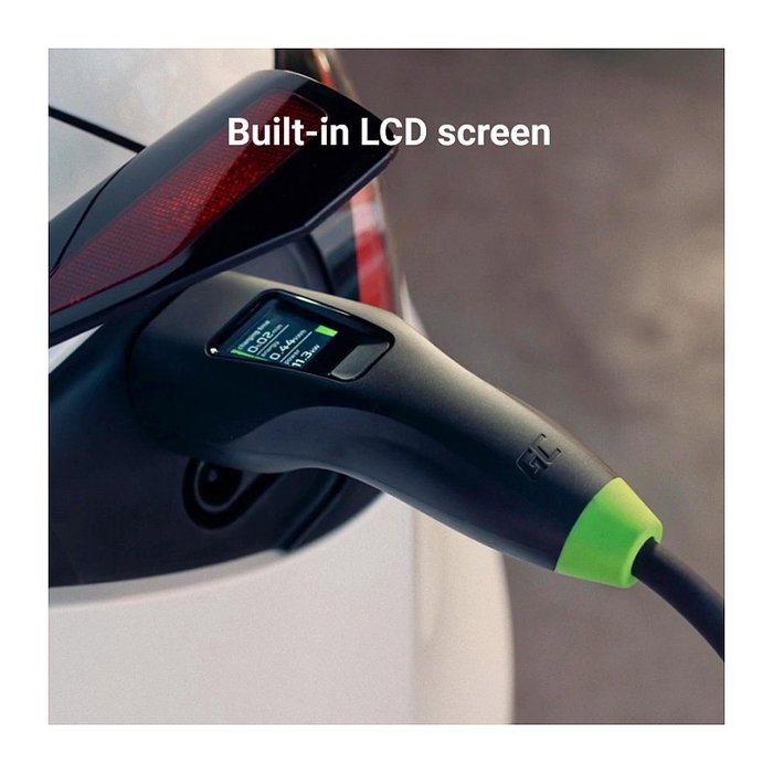 Green Cell Habu EV-Ladestation 7m 2-in-1 11kw Black Cargador para Vehículos Eléctricos Green Cell Habu EV-Ladestation 7m 2-in-1 11kw Black Cargador para Vehículos Eléctricos