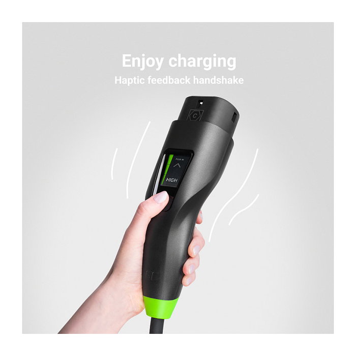 Green Cell Habu EV-Ladestation 7m 2-in-1 11kw Black Cargador para Vehículos Eléctricos Green Cell Habu EV-Ladestation 7m 2-in-1 11kw Black Cargador para Vehículos Eléctricos