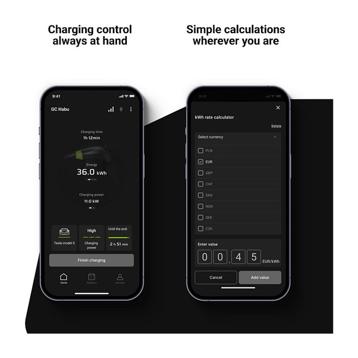 Green Cell Habu EV-Ladestation 7m 2-in-1 11kw Black Cargador para Vehículos Eléctricos Green Cell Habu EV-Ladestation 7m 2-in-1 11kw Black Cargador para Vehículos Eléctricos