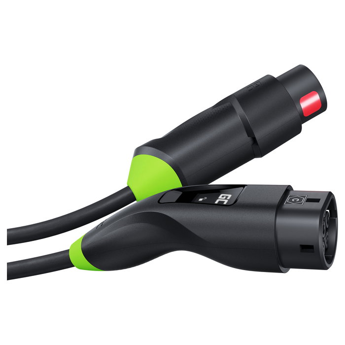Green Cell Habu EV-Ladestation 7m 2-in-1 11kw Black Cargador para Vehículos Eléctricos Green Cell Habu EV-Ladestation 7m 2-in-1 11kw Black Cargador para Vehículos Eléctricos