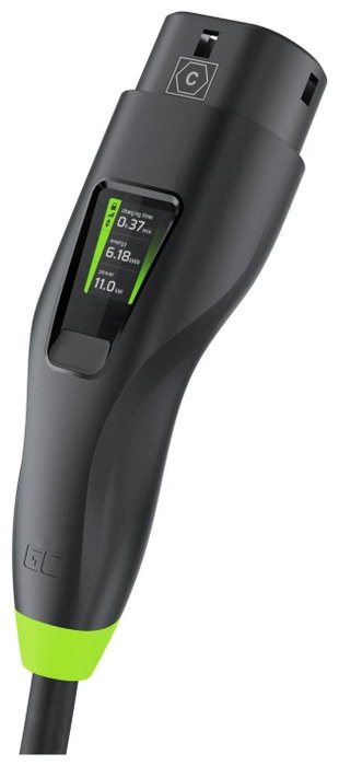 Green Cell Habu EV-Ladestation 7m 2-in-1 11kw Black Green Cell Habu EV-Ladestation 7m 2-in-1 11kw Black