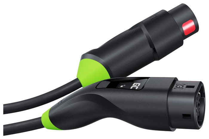 Green Cell Habu EV-Ladestation 7m 2-in-1 11kw Black Green Cell Habu EV-Ladestation 7m 2-in-1 11kw Black
