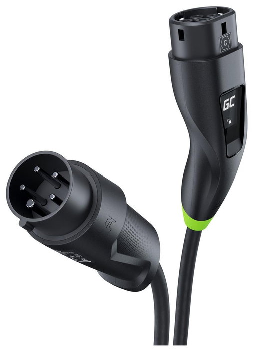 Green Cell Habu EV-Ladestation 7m 2-in-1 11kw Black Green Cell Habu EV-Ladestation 7m 2-in-1 11kw Black