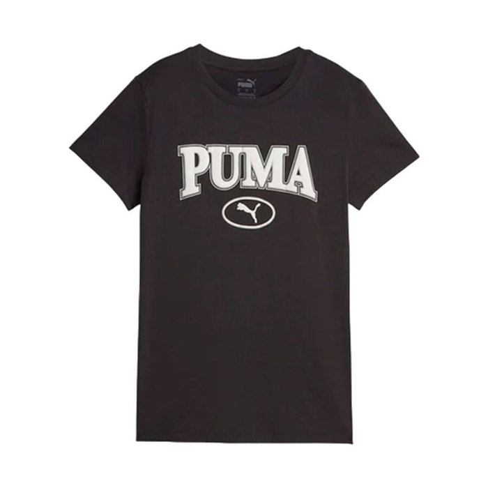 Camiseta de Manga Corta Mujer Puma Squad Graphicc T Negro Camiseta de Manga Corta Mujer Puma Squad Graphicc T Negro