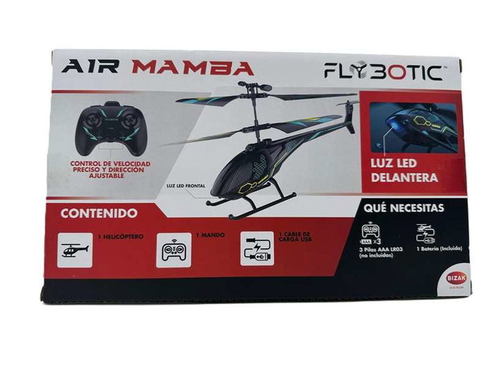 Bizak Air Mamba Helicóptero de Radio Control con Luz LED