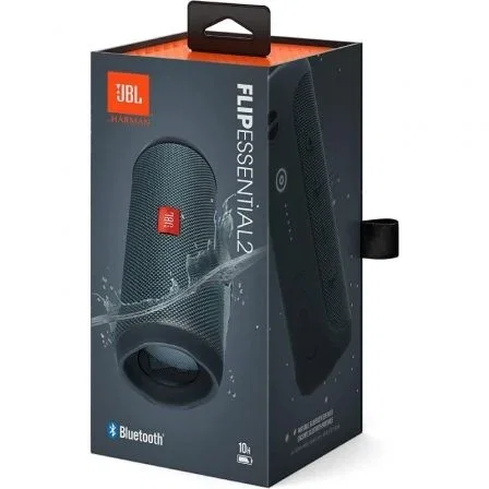 JBL Flip Essential 2 Altavoz Bluetooth Portátil 20W Resistente al Agua IPX7 Gris