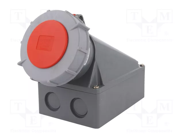 PAWBOL Conector de alimentación AC trifásicos hembra 63A 400V 5 pines