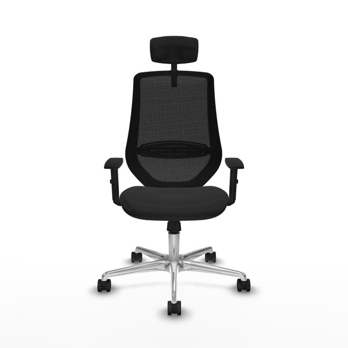 PIQUERAS Y CRESPO Silla de oficina Mardos con mecanismo Sincro, Negro