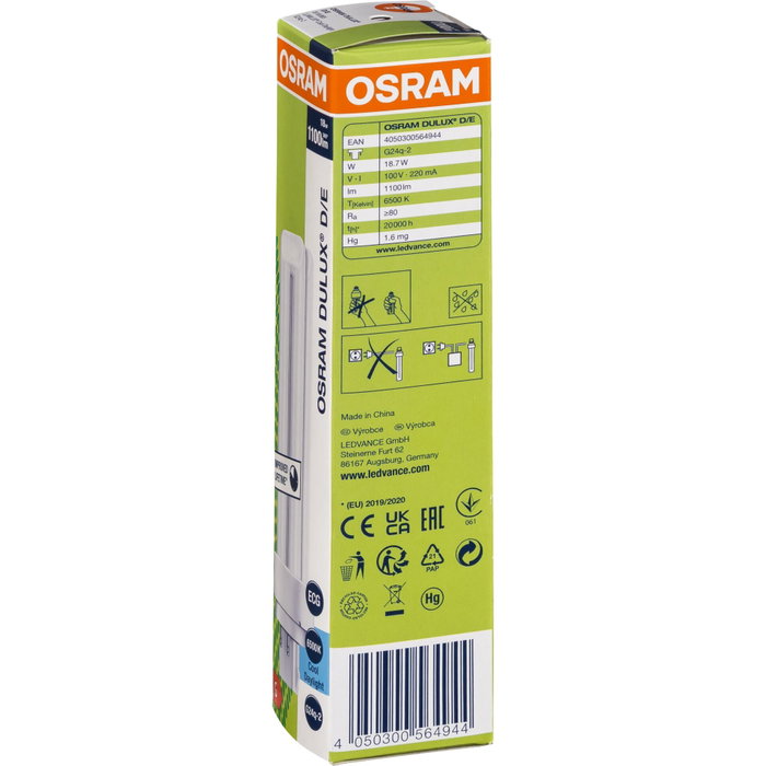Osram DULUX D/E 18W/865 G24Q-3 FS1
