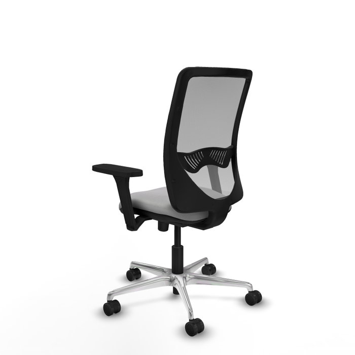 PIQUERAS Y CRESPO Silla de oficina Zulema con mecanismo Sincro, Gris
