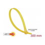 DeLOCK Bridas Reutilizables Amarillas 300 x 7,6 mm (100 unidades)