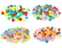Innspiro Cuentas de Plástico Eco Grosellas Multicolor 9mm (1600 unidades aprox.)