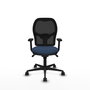 PIQUERAS Y CRESPO Silla de oficina Jorquera Azul marino y Negro