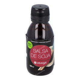 MIMASA Salsa De Soja Tradicional Japonesa 125Ml - Botella 122.5Ml de Agua de Soja, Trigo y Sal Marina para Cocina Asiática