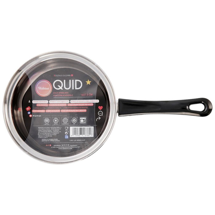 Cazo Acero Inoxidable Habitat Quid 16x7,5 cm - 130 cL (6 Unidades)