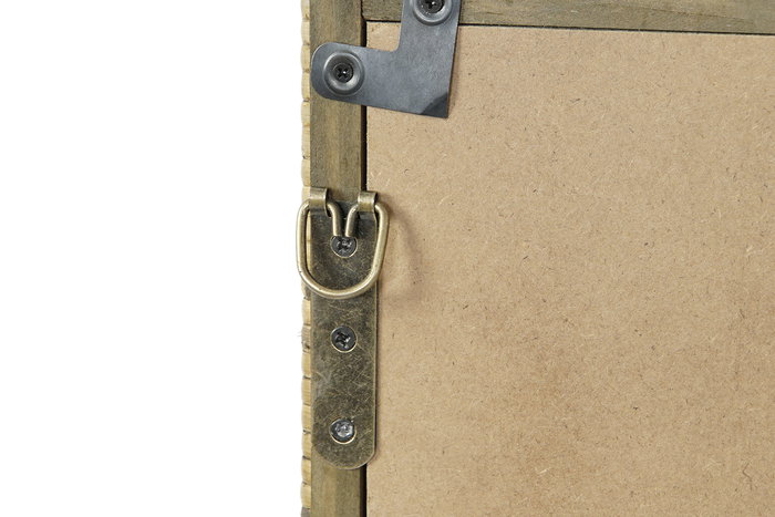 DKD Home Decor Cuadro Mediterraneo Azul Blanco 2 Unidades 3 x 100 x 70 cm Cristal Abeto Palmera