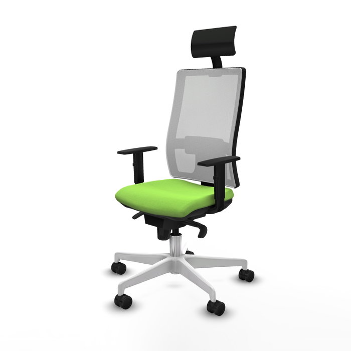 PIQUERAS Y CRESPO Silla de oficina Horna Pistacho y Blanco PIQUERAS Y CRESPO Silla de oficina Horna Pistacho y Blanco