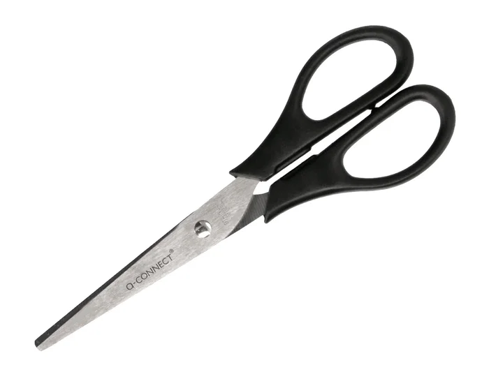 Q-connect Tijera de oficina inoxidable 17 cm (7) en blíster