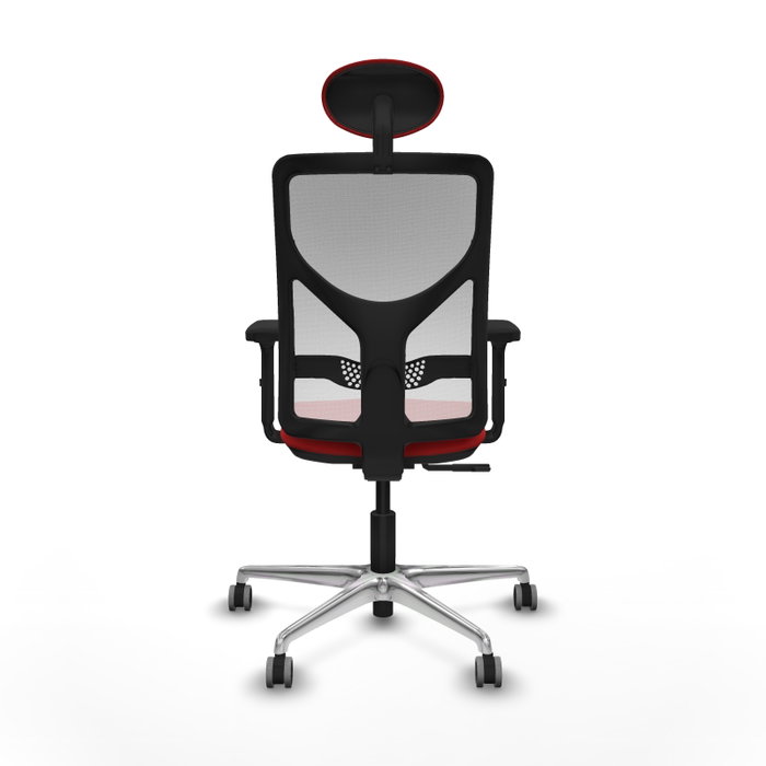 PIQUERAS Y CRESPO Silla de oficina Motilla con mecanismo Sincro, Rojo y Blanco PIQUERAS Y CRESPO Silla de oficina Motilla con mecanismo Sincro, Rojo y Blanco