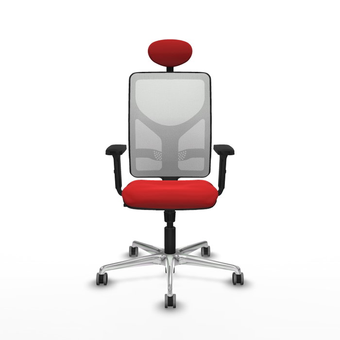 PIQUERAS Y CRESPO Silla de oficina Motilla con mecanismo Sincro, Rojo y Blanco PIQUERAS Y CRESPO Silla de oficina Motilla con mecanismo Sincro, Rojo y Blanco