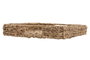 DKD Home Decor Set de 2 Bandejas de Decoración de Jacinto de Agua Natural