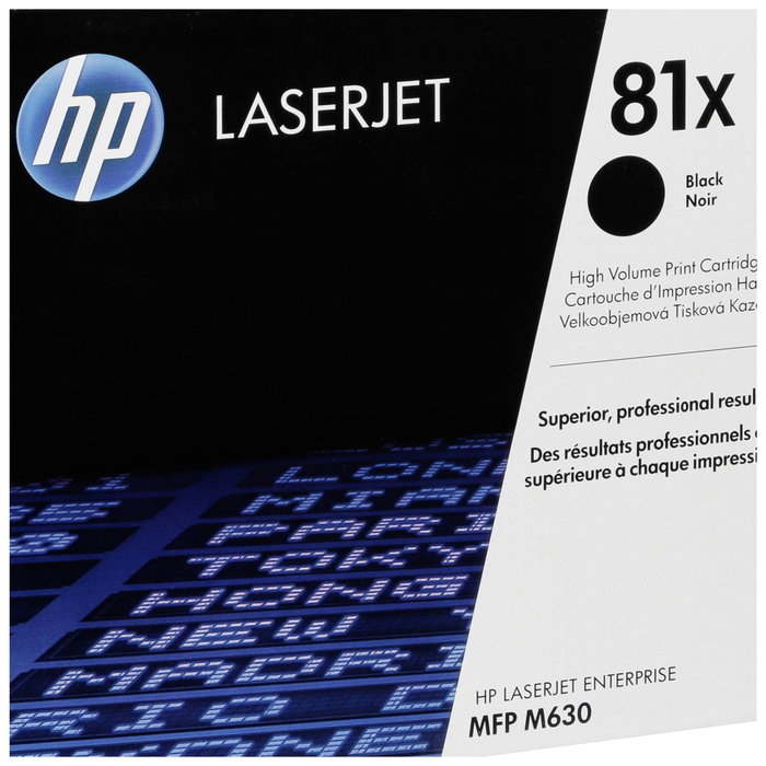 HP Cartucho de Tóner 81X Negro CF281X Alto Rendimiento