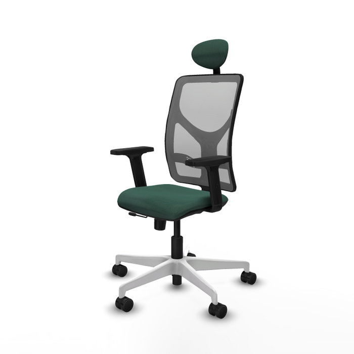 PIQUERAS Y CRESPO Silla de oficina Motilla con mecanismo Sincro/Traslack, Verde botella y Gris PIQUERAS Y CRESPO Silla de oficina Motilla con mecanismo Sincro/Traslack, Verde botella y Gris
