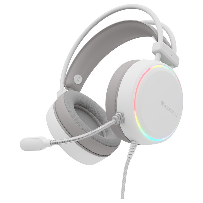 GENESIS Neon 613 G2 NSG-2308 Auriculares Gaming Blanco con RGB