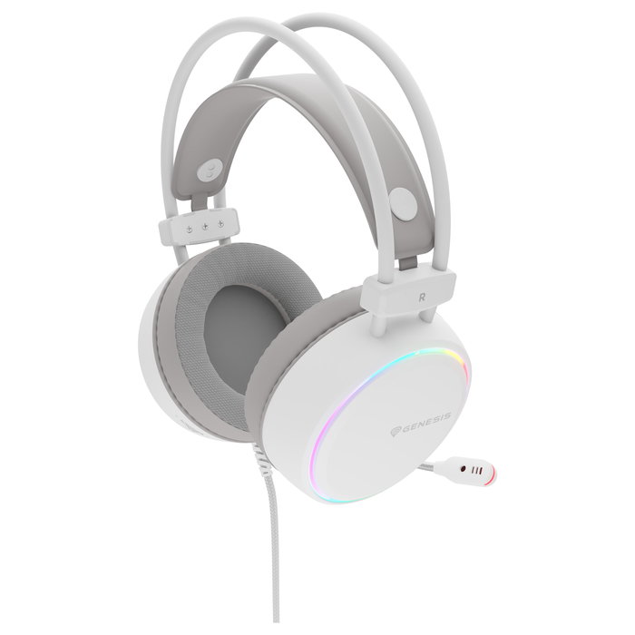 GENESIS Neon 613 G2 NSG-2308 Auriculares Gaming Blanco con RGB
