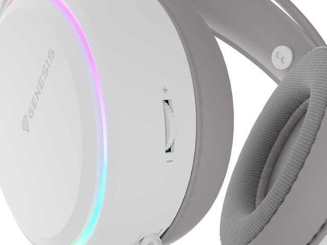 GENESIS Neon 613 G2 NSG-2308 Auriculares Gaming Blanco con RGB