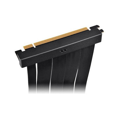 Thermaltake AC-071-CO1OTN-C1 Cable Elevador PCI-E 4.0 de 90 Grados, Doble, 130mm, Negro