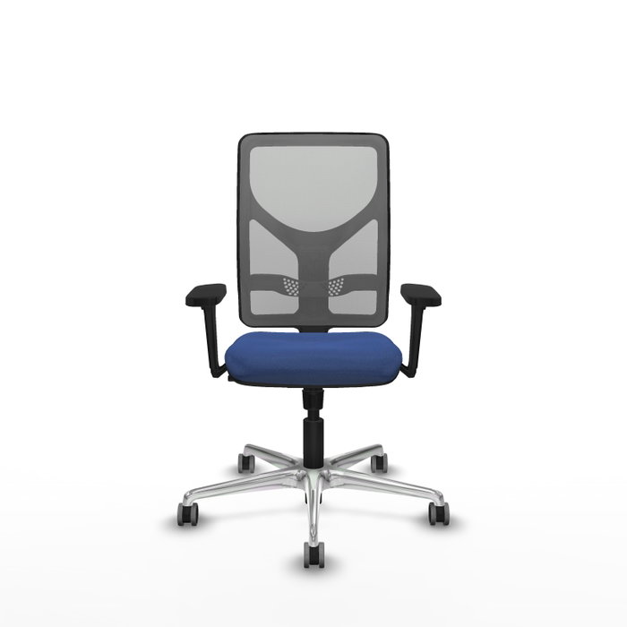 PIQUERAS Y CRESPO Silla de oficina Motilla con mecanismo Sincro, Azul marino y Gris PIQUERAS Y CRESPO Silla de oficina Motilla con mecanismo Sincro, Azul marino y Gris