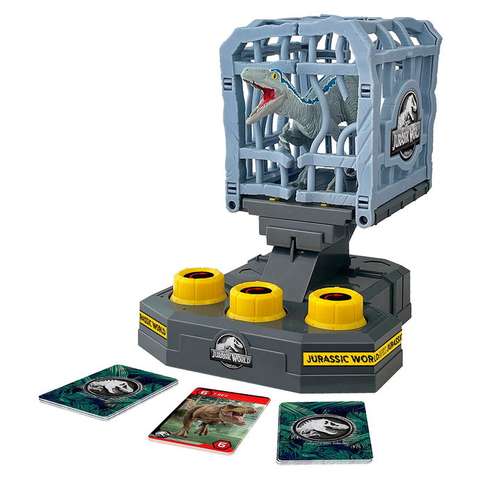 Epoch Jurassic World Cage Breaker Juego 7523 - Dinosaurio Velociraptor